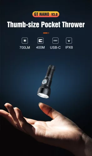 Latarka LUMINTOP GT NANO v3 EDC