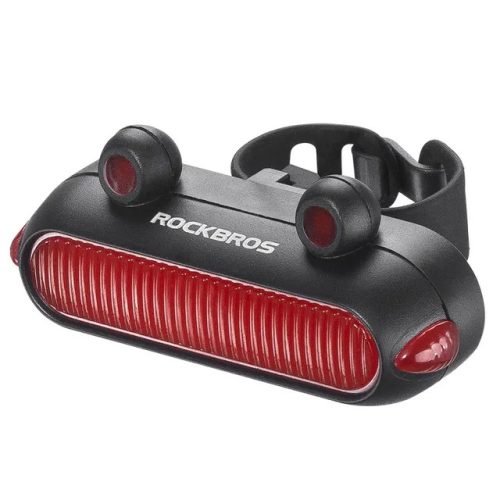 ROCKBROS Bionic Frog Tylne Światło Rower Tylne Światło Ładowanie LED Type-C 5 trybów Bezpieczne Ostrzeżenie Światło rowerowe Tylne światło rowerowe